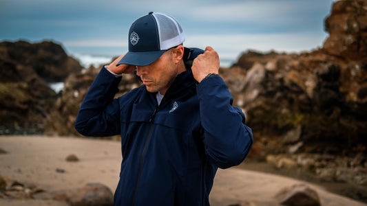 INTRA Mens Rain Delay Jacket (Blue)