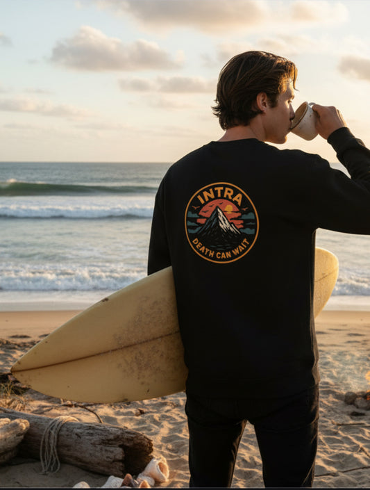 INTRA Death Can Wait Crewneck Sweatshirt
